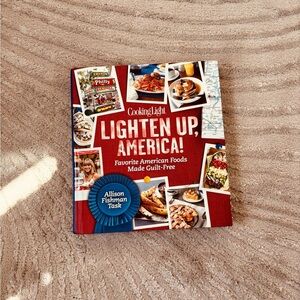 'Lighten Up, America!' Cookbook - Red Cover